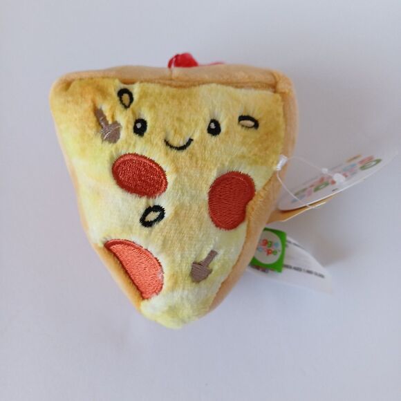 Back-to-School Bag clip-on bundle giggle scape plush Burger/cola/pizza - Picture 9 of 10